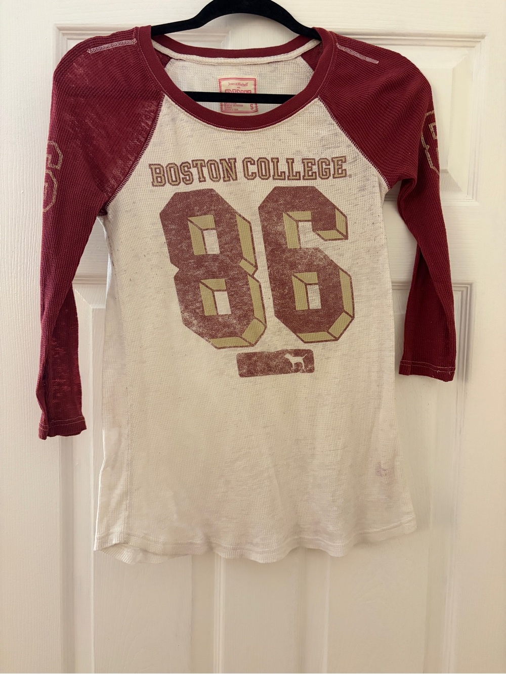 Rare Authentic Y2K-era Jones & Mitchell with PINK Boston College top sz S